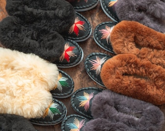 Lucky Dip – Full Sheepskin Slippers by Sheepers