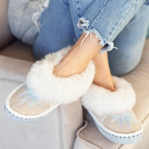 Elsa Sheepers Slippers - Etsy