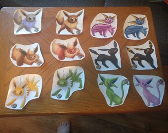 Eevee and Eeveelution decals