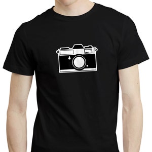 Camera Hobby Photography Photographer Retro Film Gift T shirt Tshirt Top