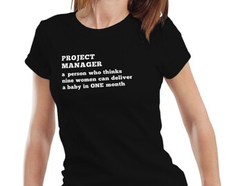 Project Manager Definition T-Shirt, Funny Boss Lady Gift