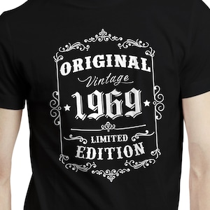 Retro Style 55th Birthday Gift Idea, Born in 1969 Birthday Shirt, Gift For 55th Birthday, Mens 55th Birthday T-shirt, 55 Years Old Gift