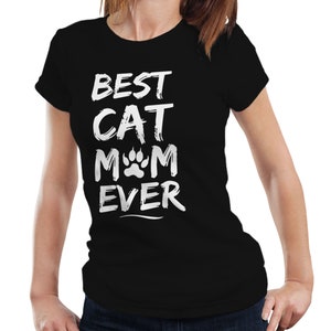 Beste Mama Katze - Katze Liebhaber T-shirt Tshirt Haustier Kätzchen Mama Mutter Geschenk-Idee