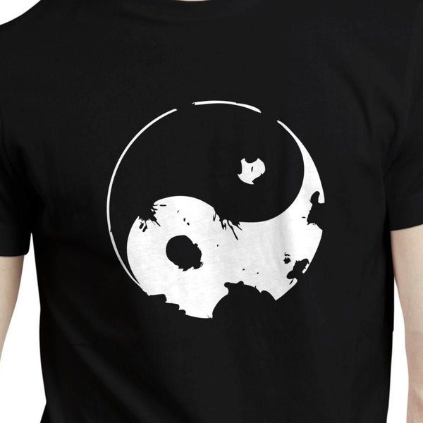 Yin Yang Taoism Yinyang Meditation New Age T shirt Tshirt Tee Gift Funny