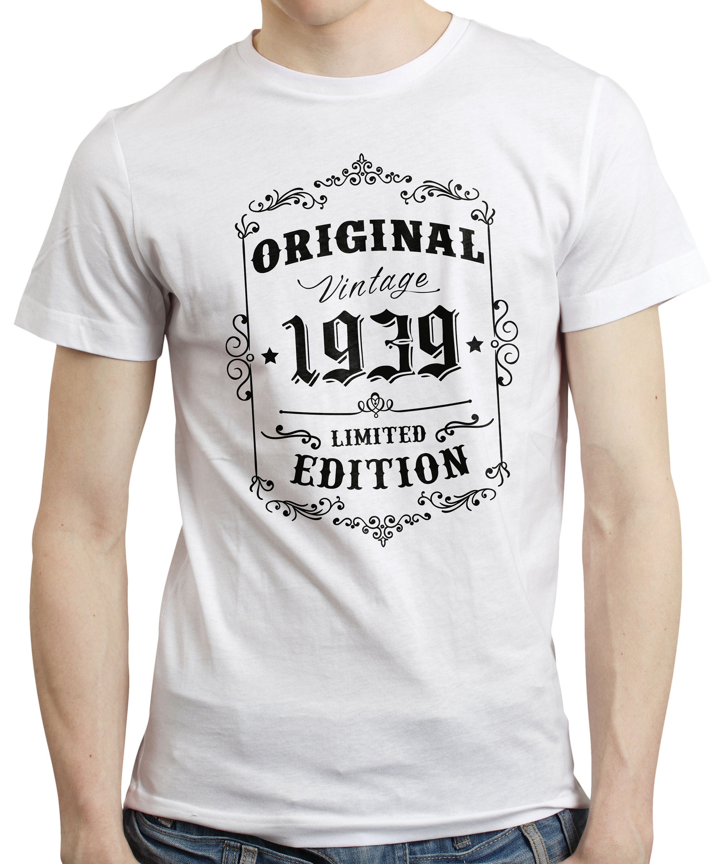 35th Birthday Shirt For Men – Vintage 1990 Retro Design, Customizable Year & Color