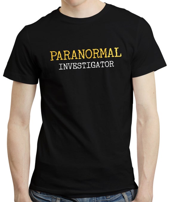 Paranormal Investigator Ghost Hunter Haunted Gift Spirits Mens T-shirt Tshirt