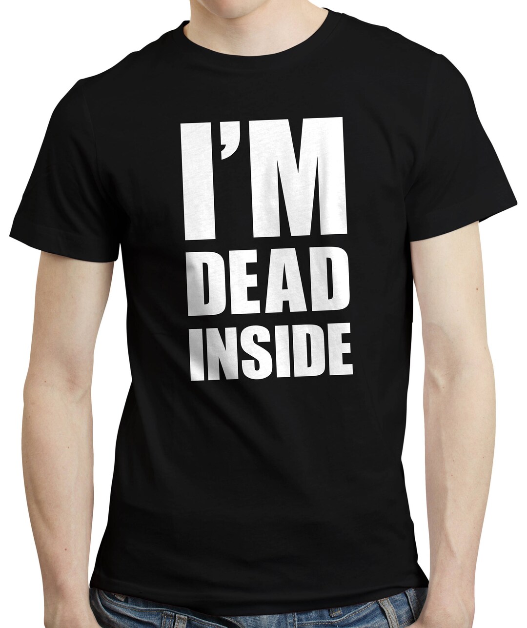 I'm Dead Inside Funny Introvert Grumpy Friend Gift Idea T-shirt Tshirt ...