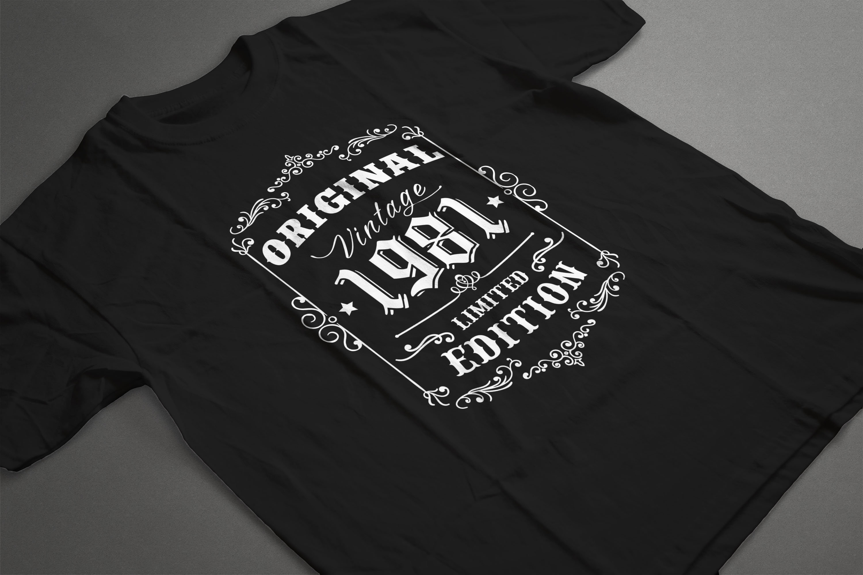 Custom 1981 Birthday T-Shirt For Men - Vintage Year Shirt, 43rd Birthday Gift Idea - Personalized Tee - View #11