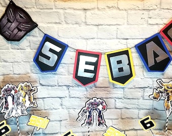 Personalized Birthday Banner, Embossed 3D Letters