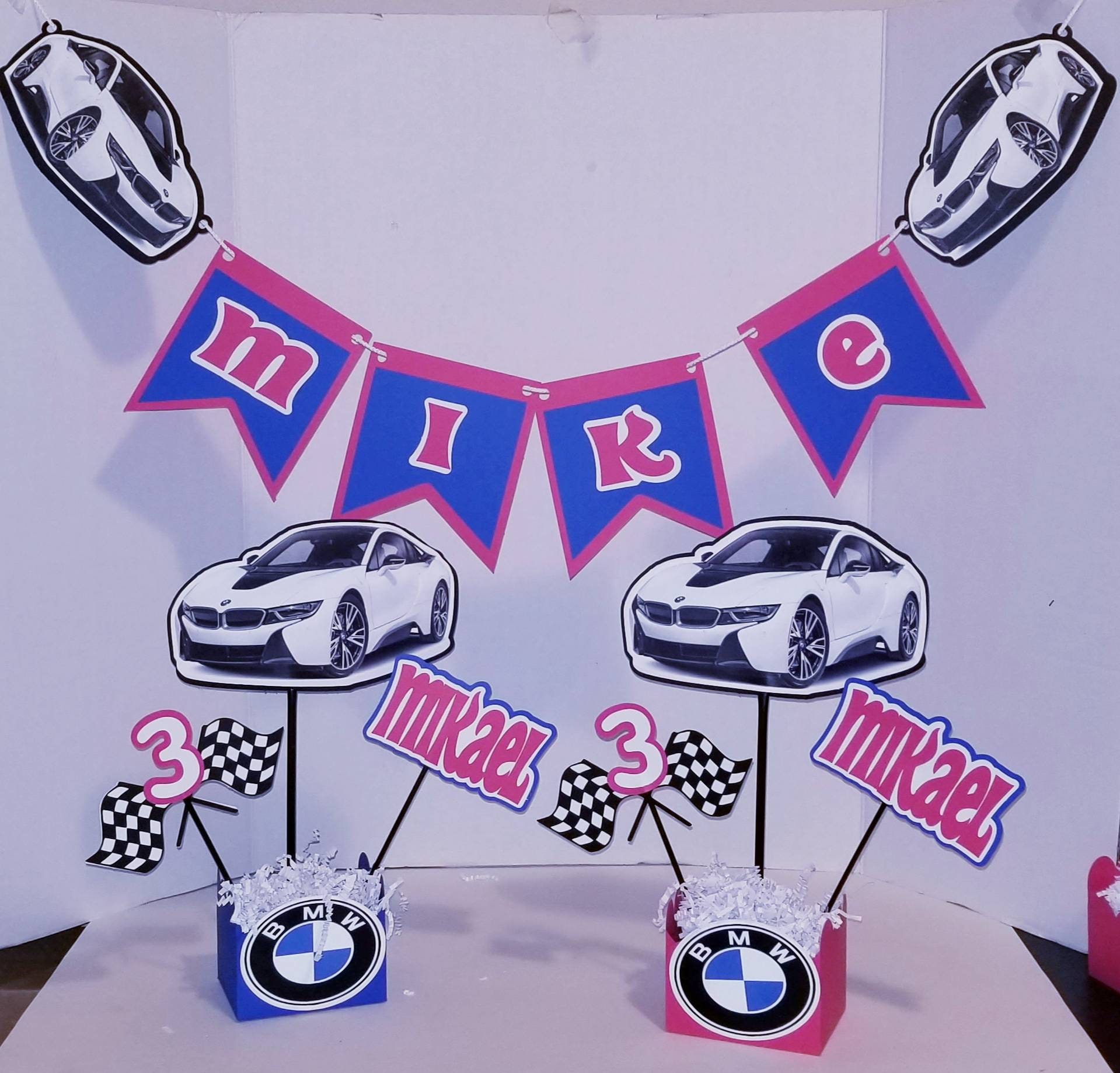 Centerpiece BMW Themed - Etsy