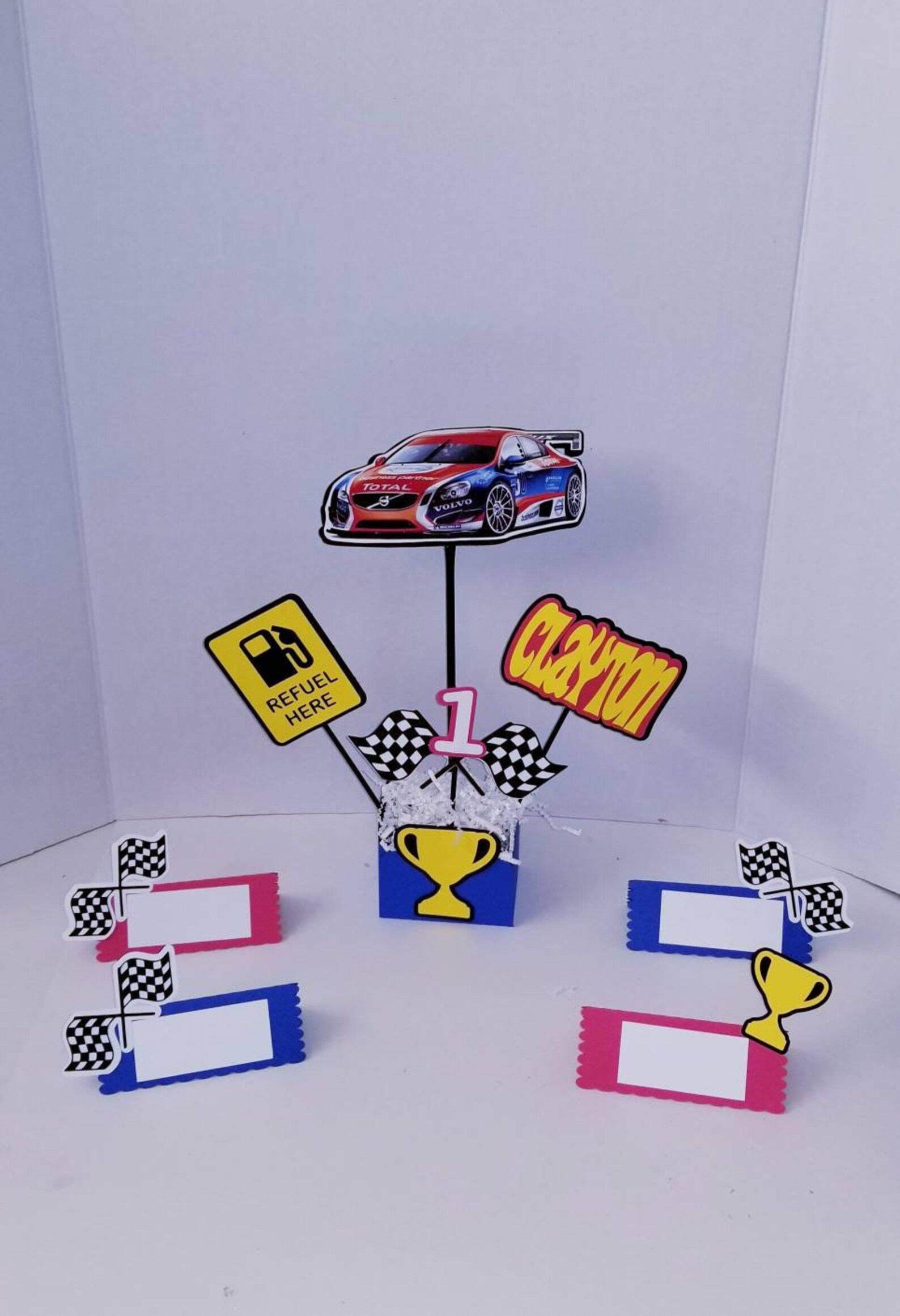 Centerpiece Race Car Themed - Etsy