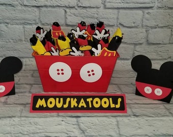 Mickey Party Utensils - Wrapped Cutlery Set of 10