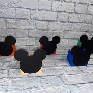 4 Mickey Party Centerpiece Balloon Holders