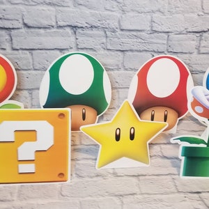 Stand up prop . Mario Party Decorations.