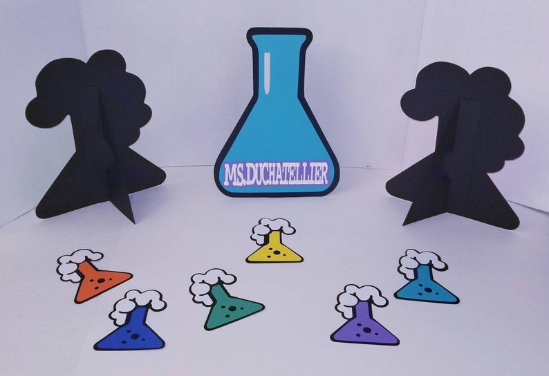 Science lab stand up prop set. Scientist. Mad scientist. Etsy