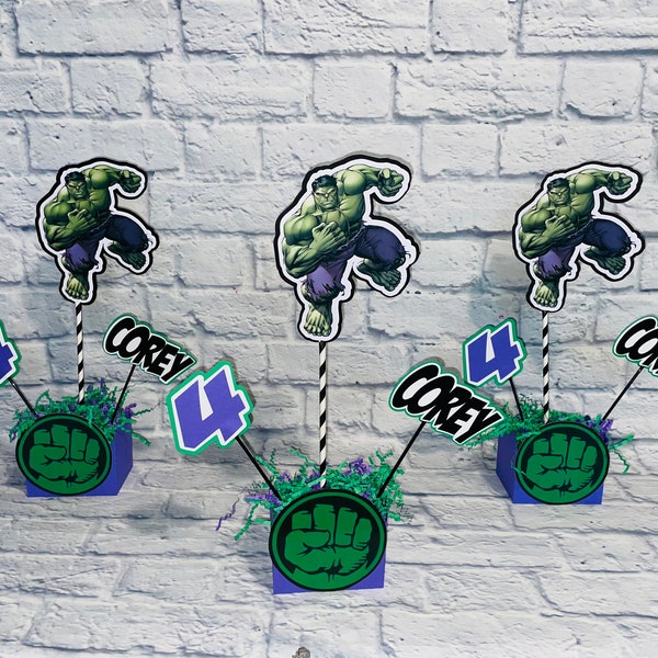 Hulk Decorations Etsy
