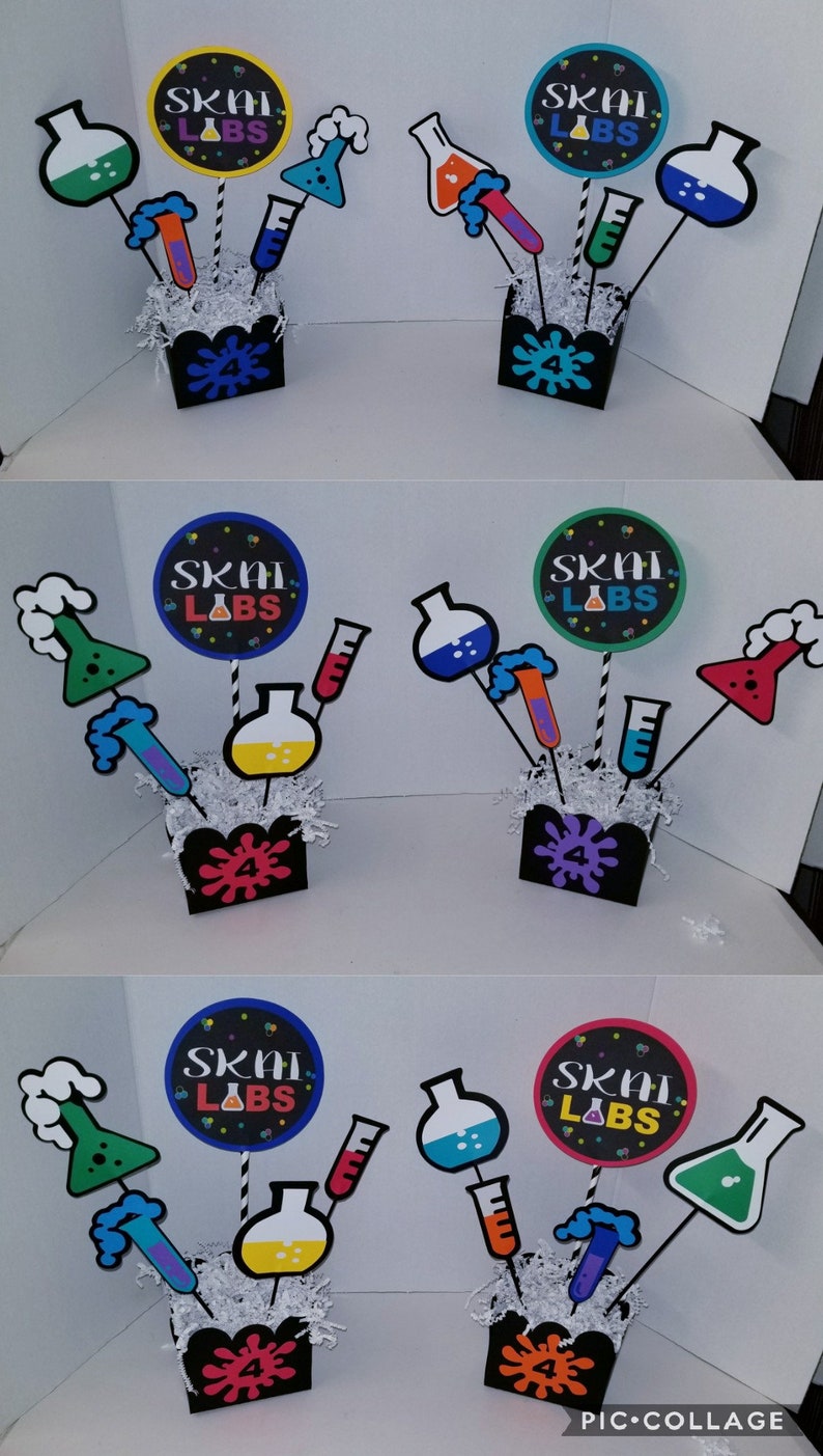 Science lab stand up prop set. Scientist. Mad scientist. Etsy