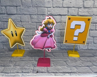 Mario Party Centerpiece Decorations.