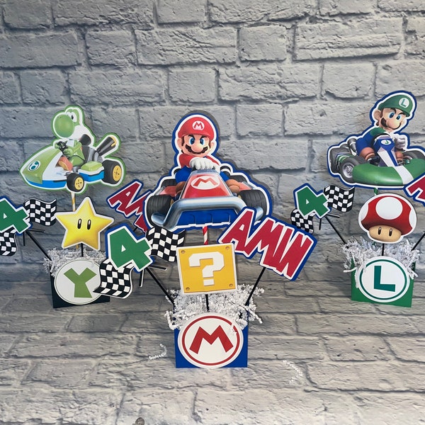 Decoraciones de centro de mesa.