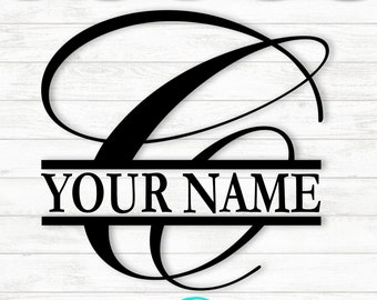 Download C monogram svg | Etsy