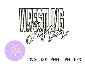 Download Wrestling Sister Svg Etsy