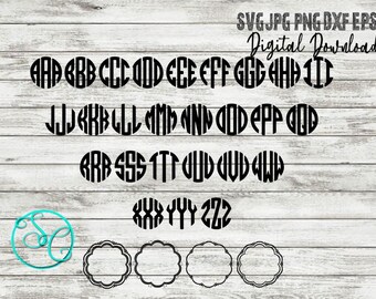 Monogram Svg Files Monogram Fonts Svg Fonts Circle Monogram Font Cricut Monogram Fonts Silhouette Svg Font Monogram Font Free Font Free 2012101 Download Font For Designers