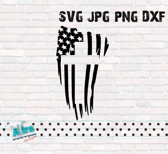 Download American Flag Cross Svg Cut File Cricut Silhouette Etsy