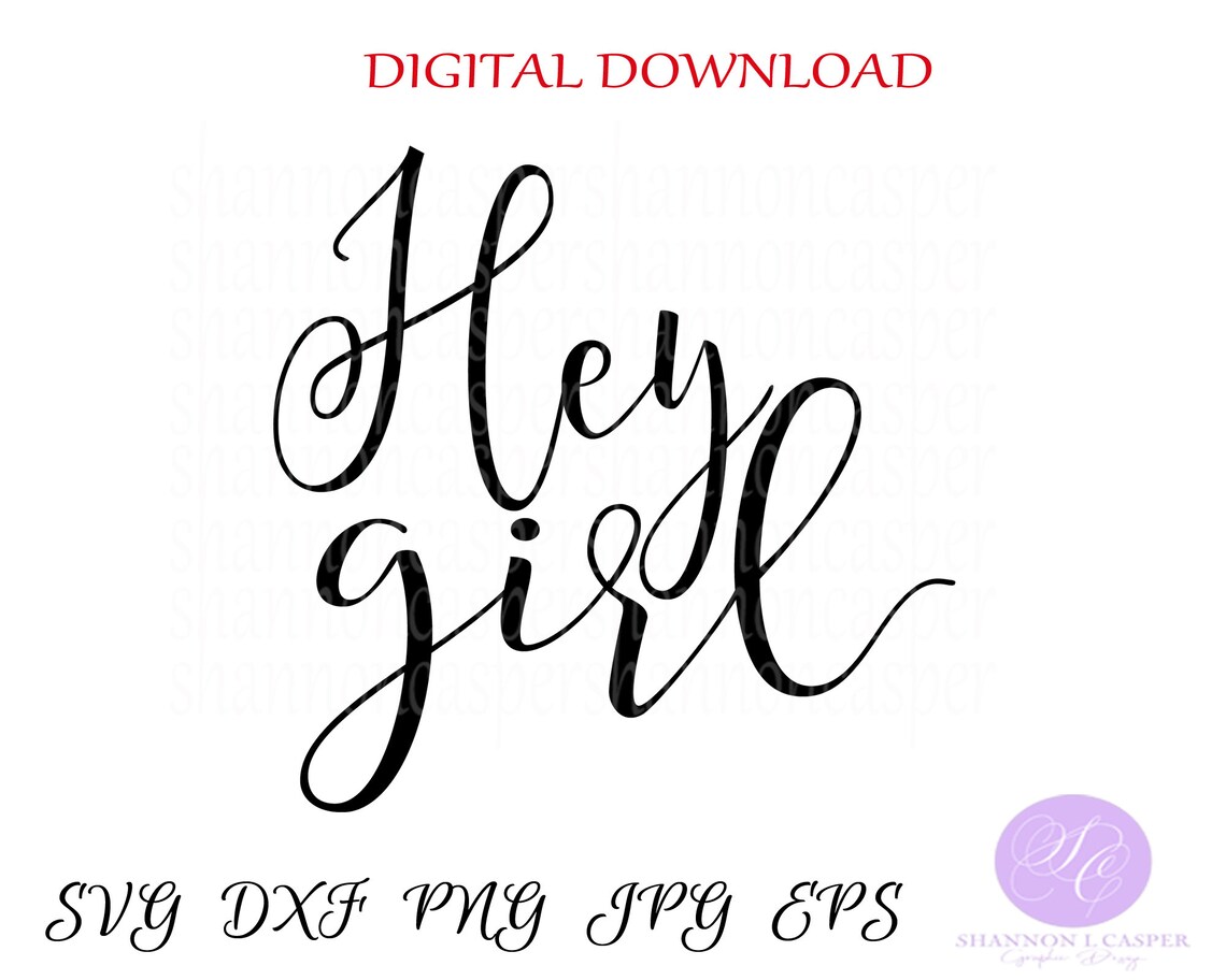 Hey Girl SVG Etsy