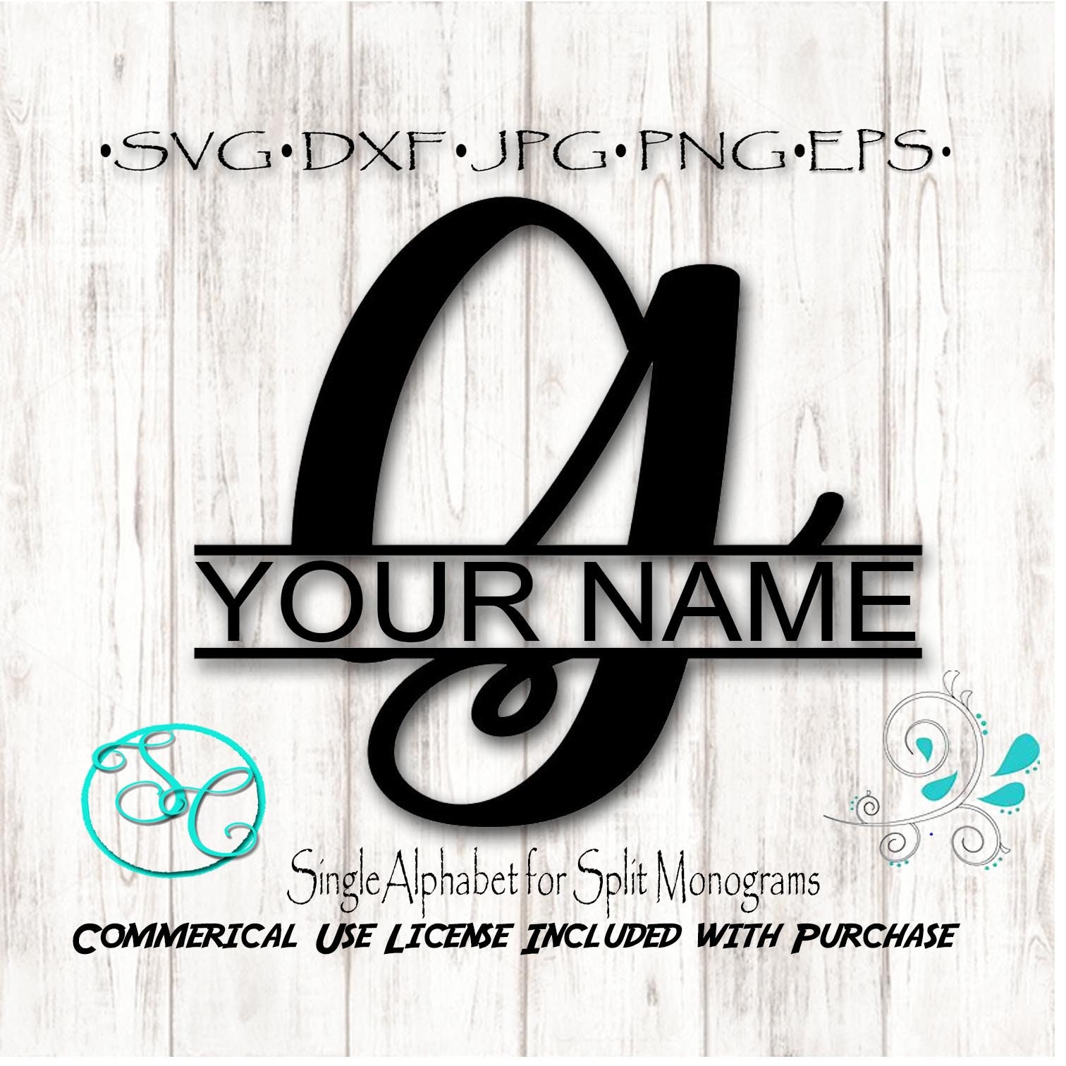 Download Split Monogram Svg Single Letter G For Cricut And Silhouette Etsy