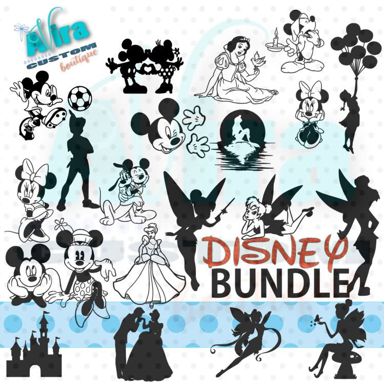 Download Disney Bundle of 21 svg Cut File Peter Pan Tinkerbell ...