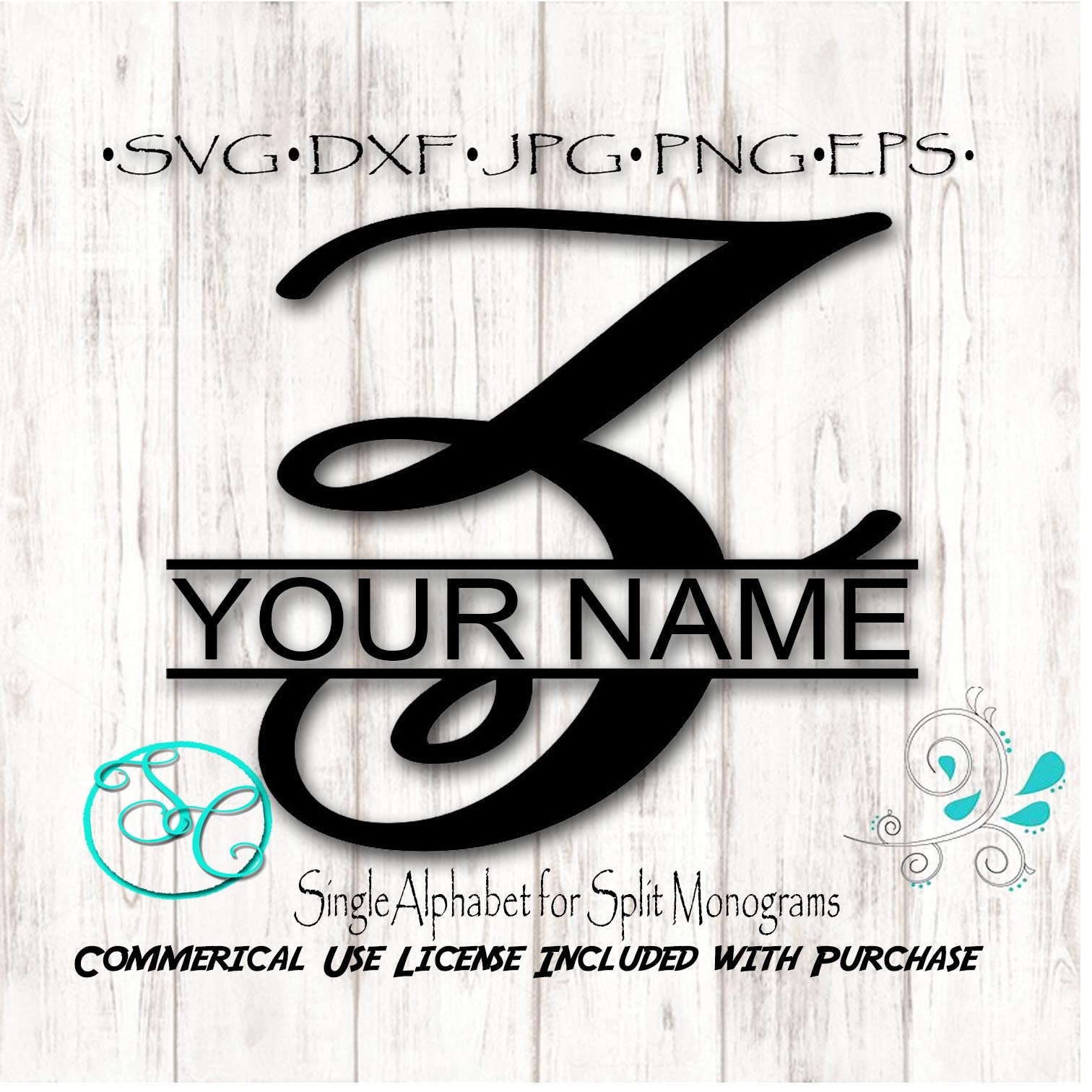Download Split Monogram SVG Single Letter Z for Cricut and ...