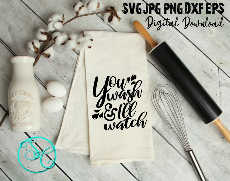 Kitchen Tea Towel SVG Bundle Quotes Etsy