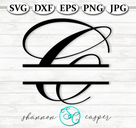 Free Split Letter C Monogram Svg Free SVG PNG EPS DXF File