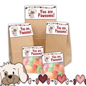Printable Valentine Bag Topper INSTANT DOWNLOAD - Etsy