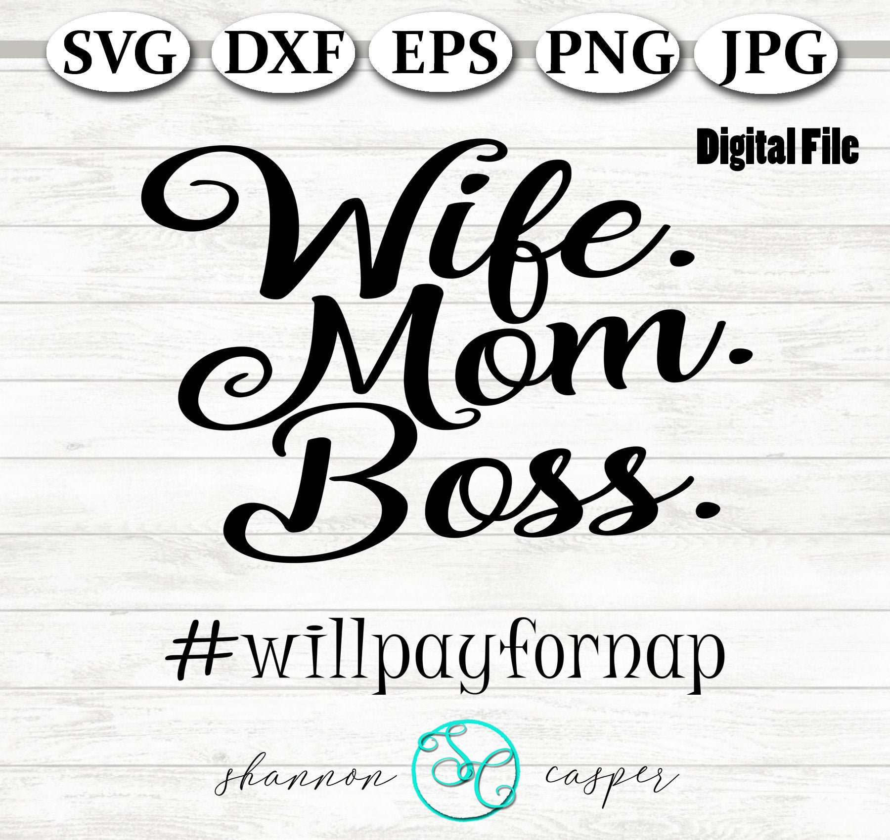 svg Hustle svg Cut File Wife Mom Boss Svg Motherhood dxf Svg files for ...