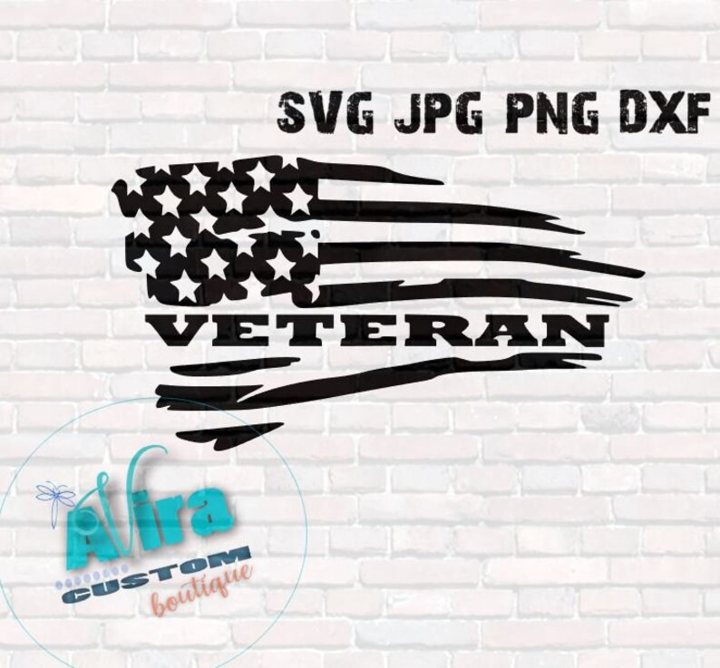 Download American Flag Veteran SVG DXF Cut File Cricut Silhouette ...