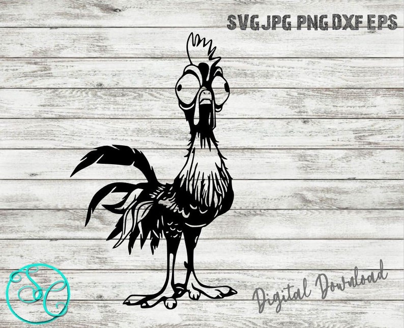 Download Cute Funny Chicken Rooster Farm SVG DXF JPG png Clip Art ...