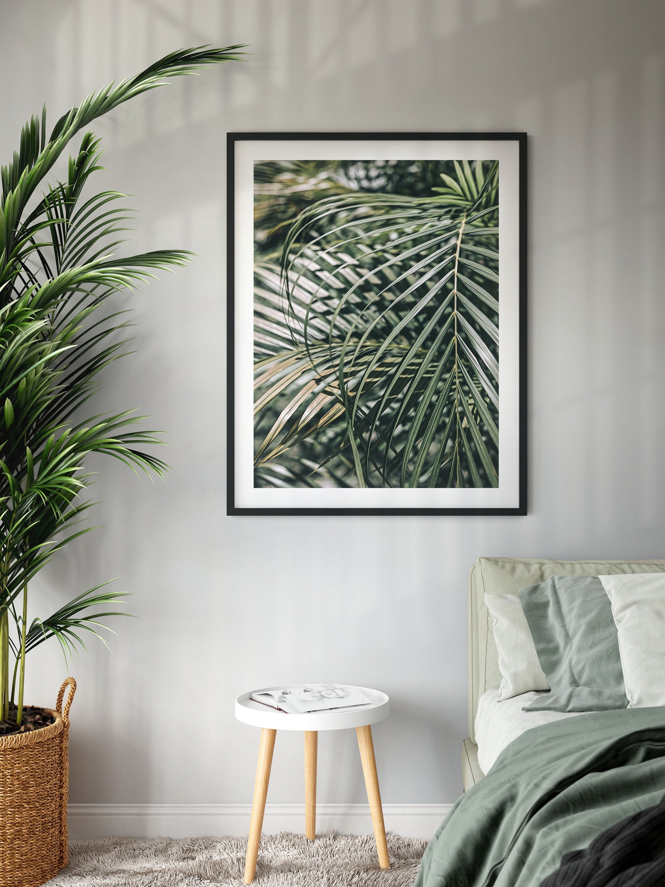 Impresión de palmeras arte de la pared de palmeras | Etsy