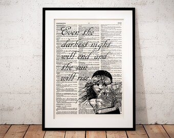 Photo Poster Gift Victor Hugo Art Print /'Hope/'