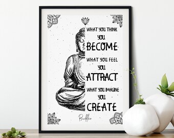 Buddha Wall Art | Etsy