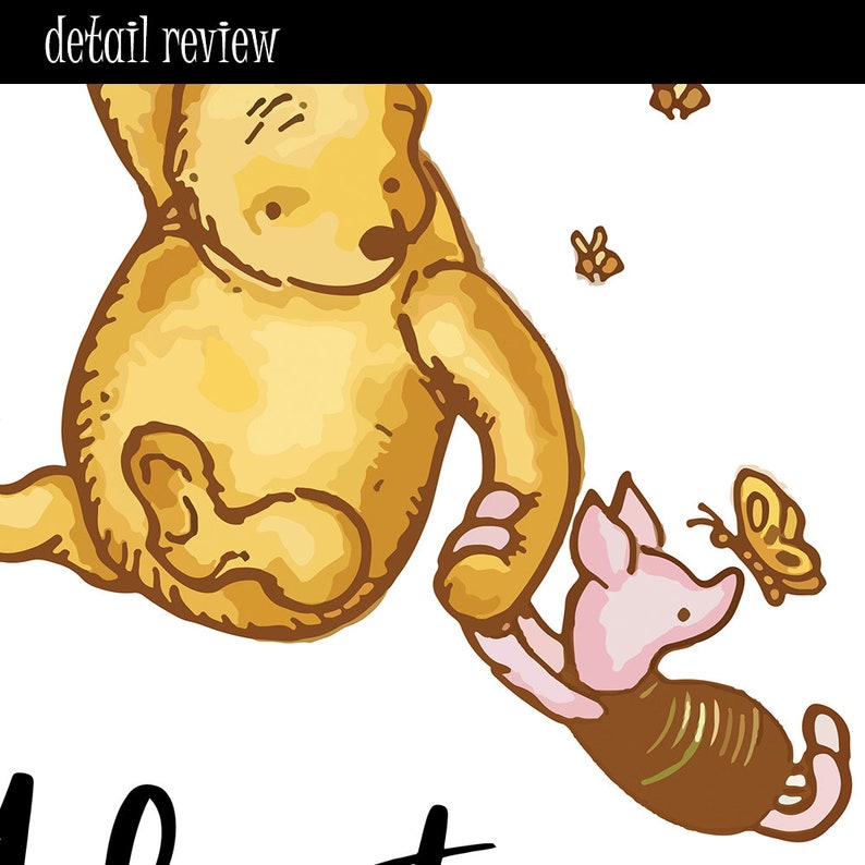 Classic Winnie the Pooh Nursery Prints Set of 3 Prints Etsy