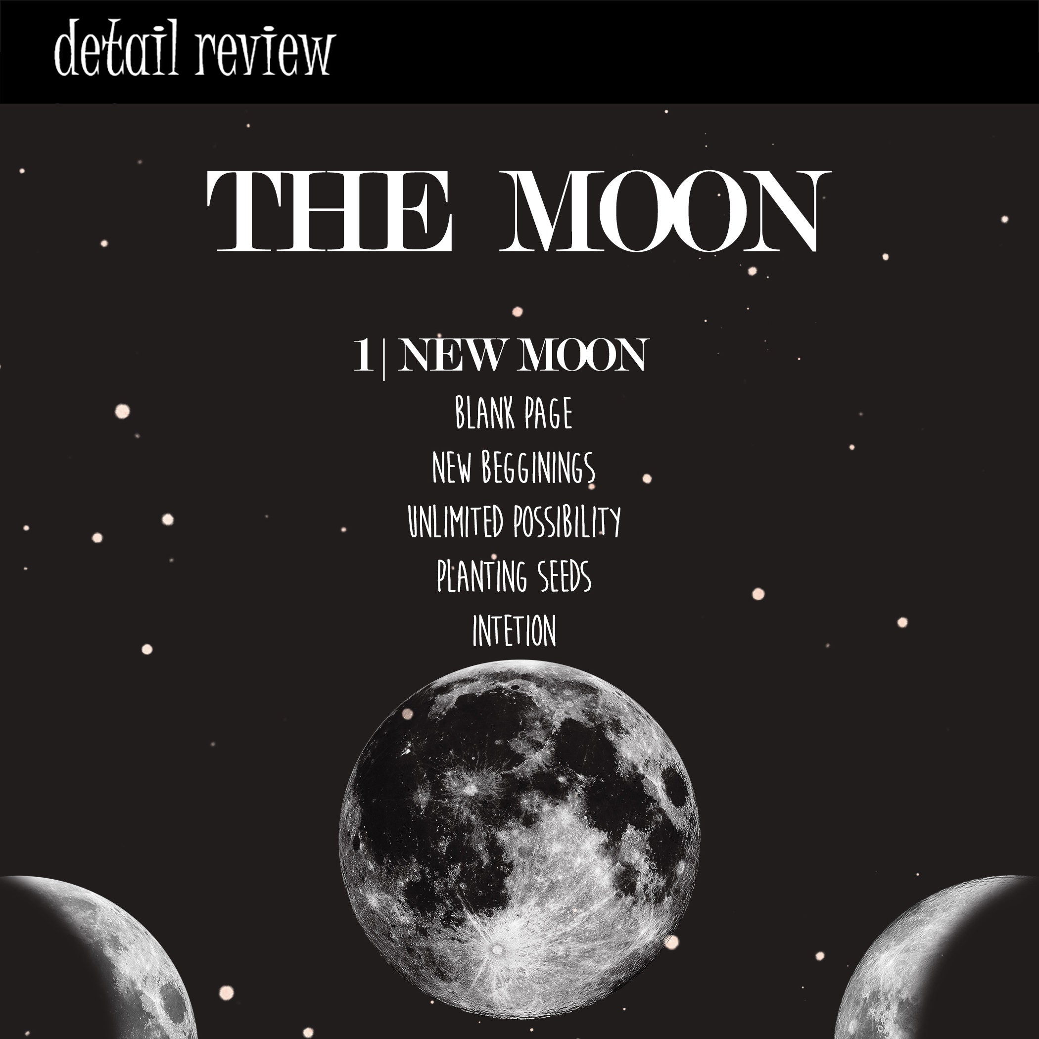 Moon Phases Meaning Poster Moon Wall Art Print Witch Gift Etsy