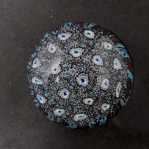 Vetreria 3 Fiori Paperweight Murano Millefiori Italy