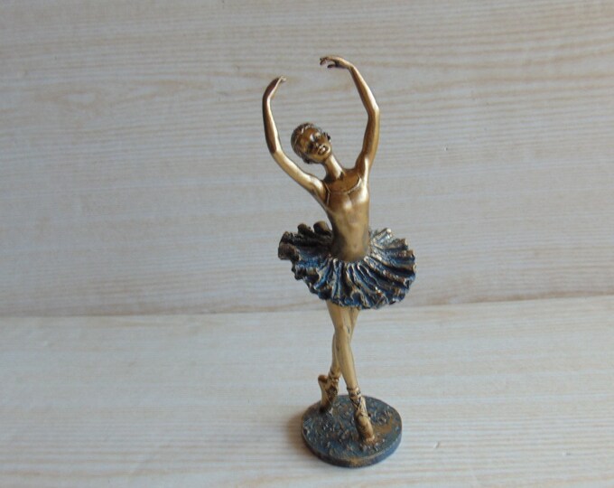 Golden Ballerina Figurine,ballerina Statue,ballerina Home Decor