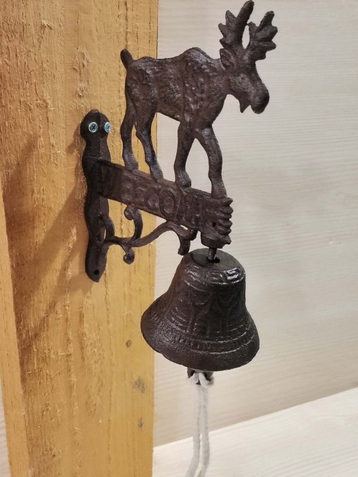 Cast Iron Wall Bell Dinner Bell Hanging Doorbell Farm Etsy