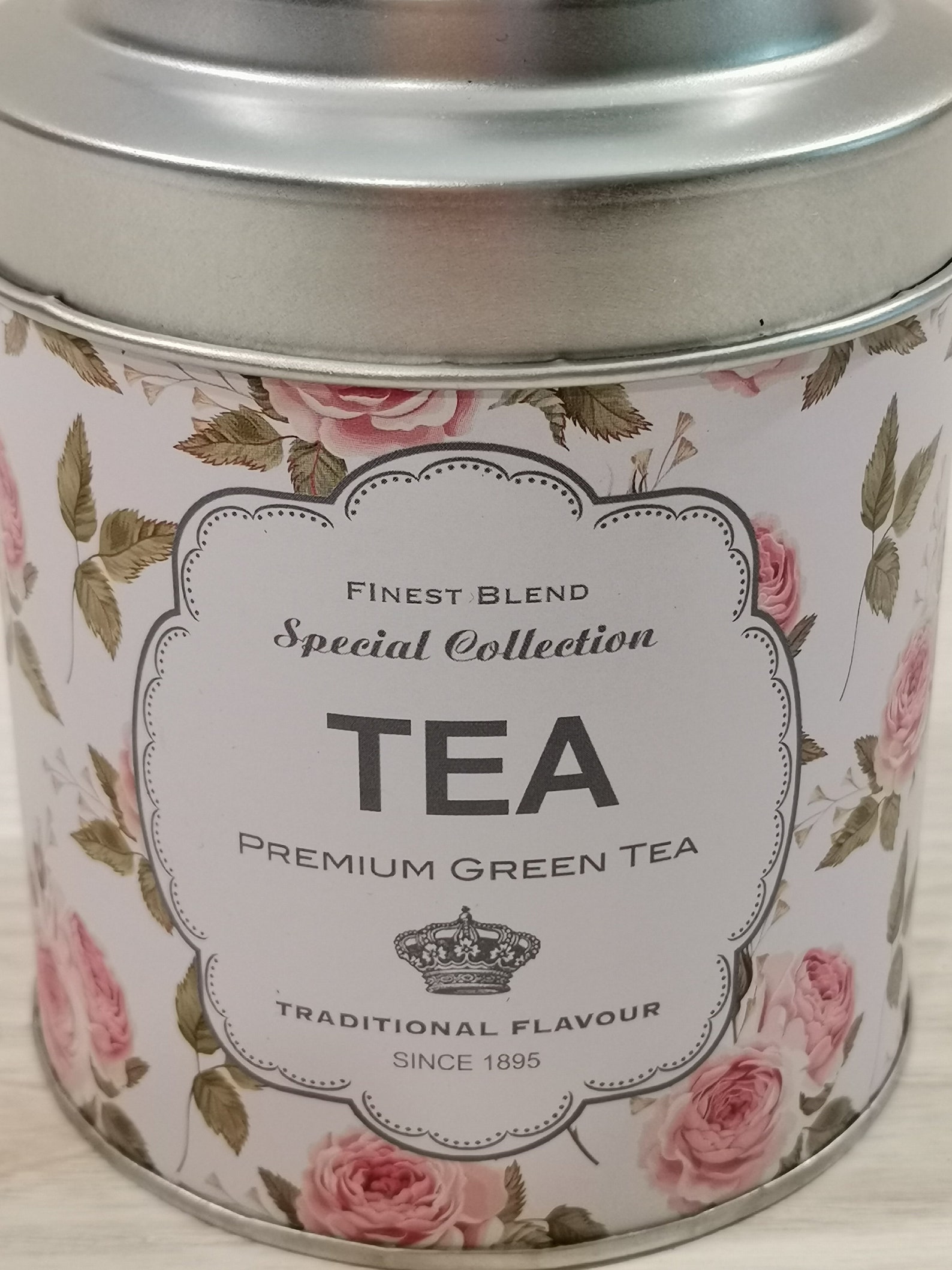 ON SALE Vintage Style Tea Tin Box Tea Tin Box with Lid Etsy