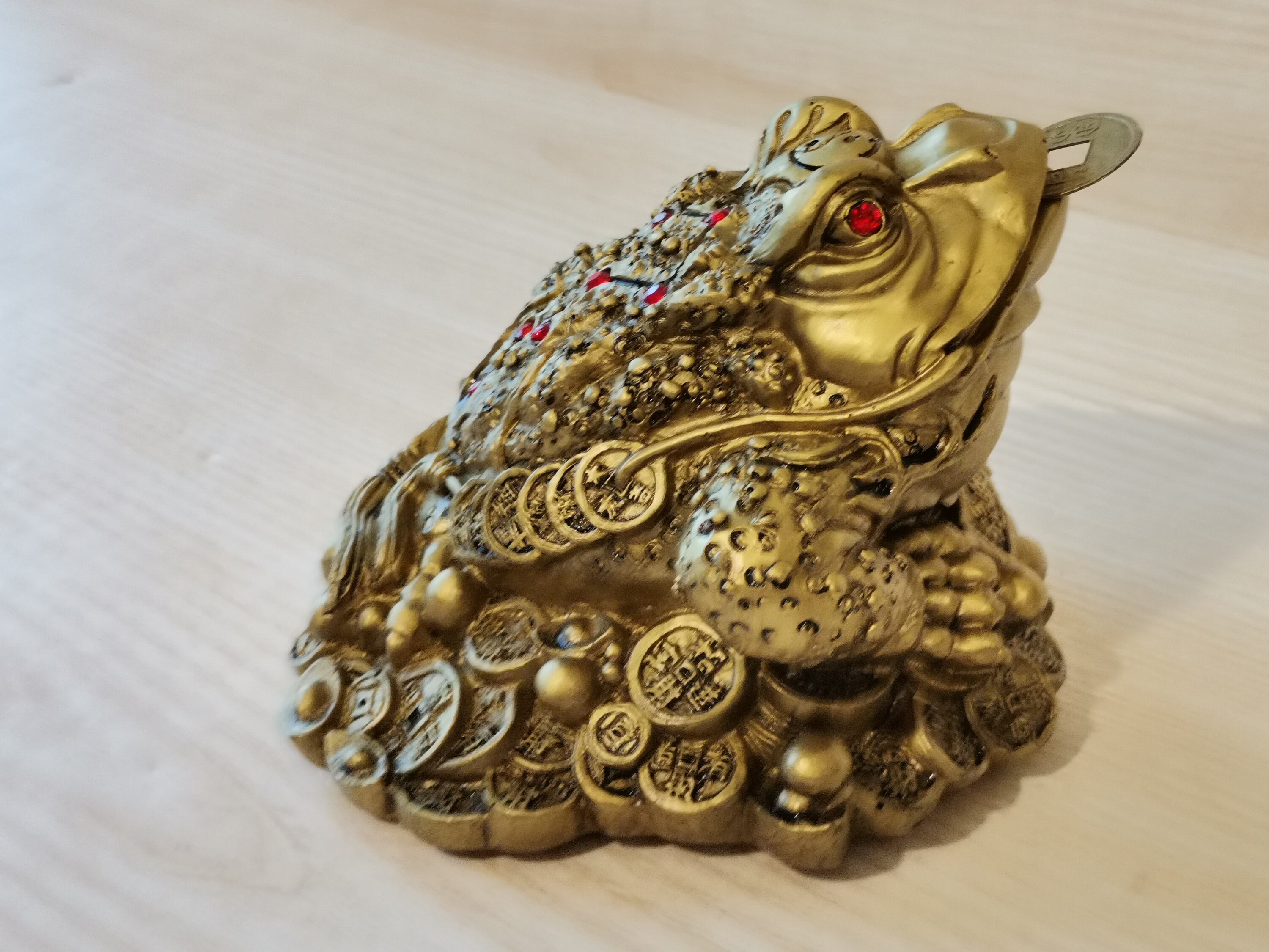 ON SALE Large Lucky Three Legged Toad Feng Shui Frog three - Etsy India