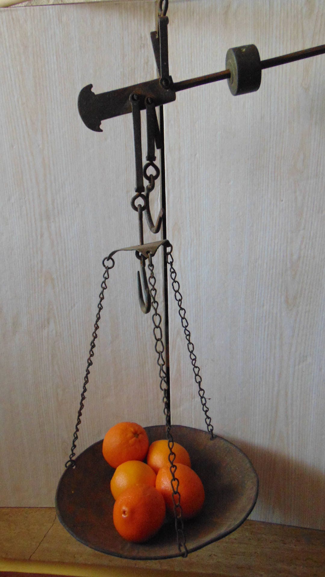 Vintage Metal Scales Antique Huge Scales Authentic Old Etsy