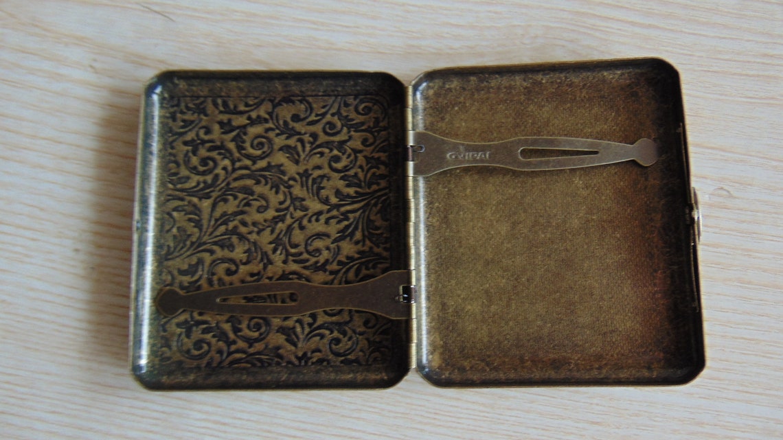 ON SALE Vintage Cigarette Case New Old Stock NOS Metal Etsy UK