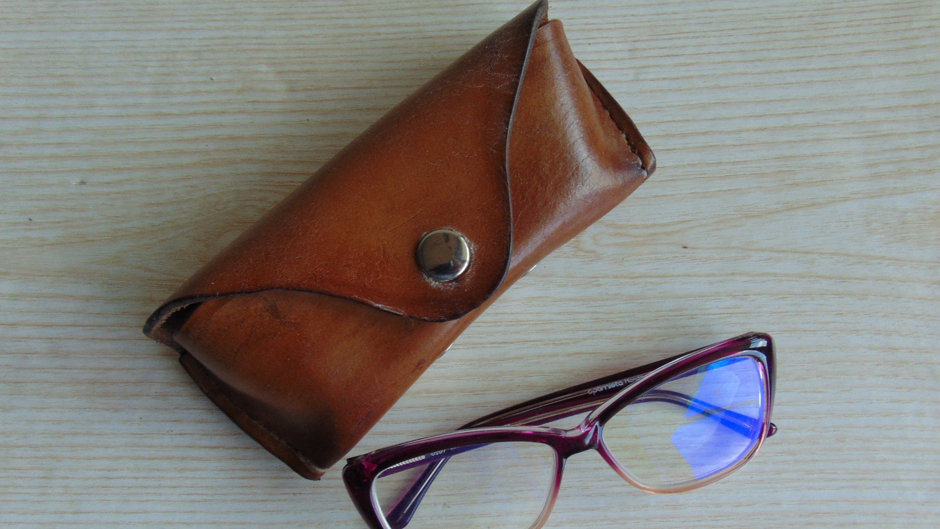 ON SALE Leather Eyeglass CaseLeather Eyeglasses Case Etsy